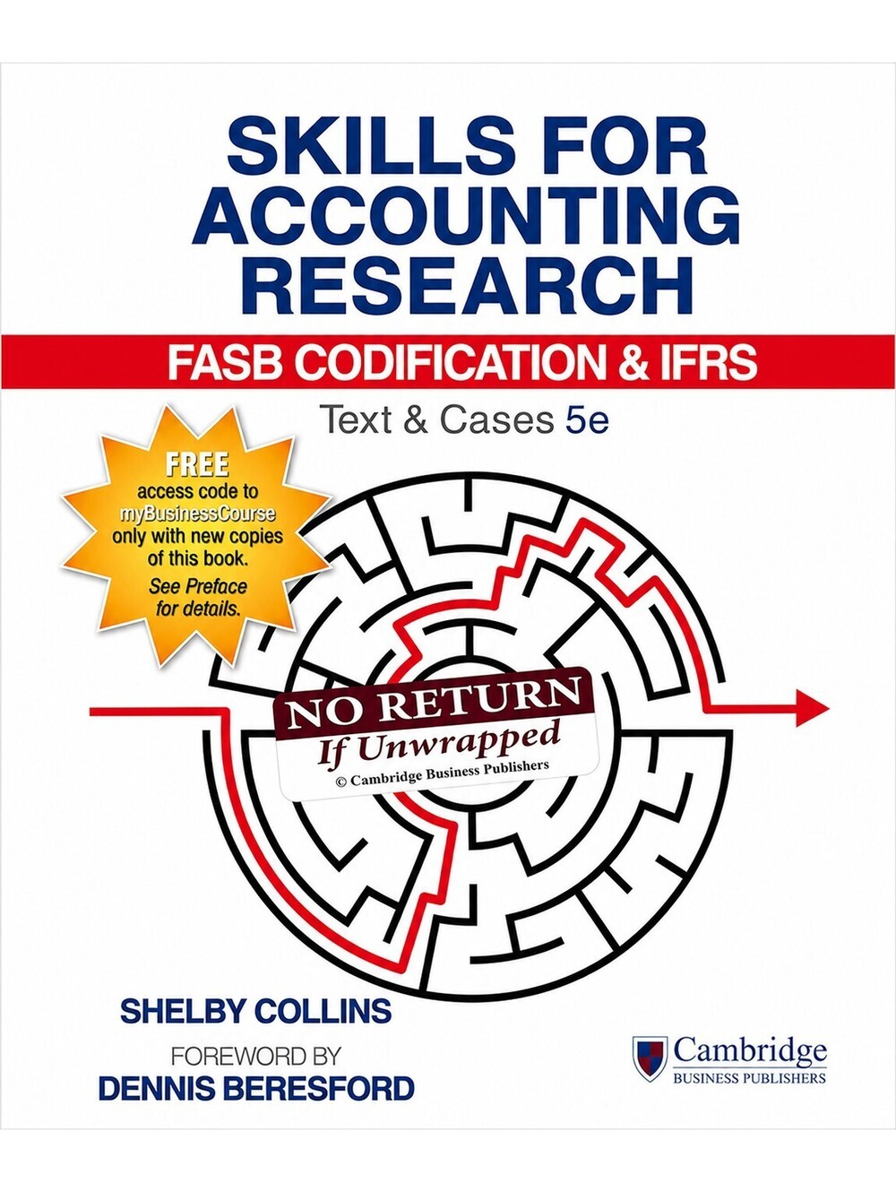 Skills for Accounting Research 5th Ed Collins FASB IFRS NEW Sealed